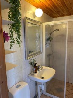 Gästhus i lummig trädgård - i mysiga Örum - 1