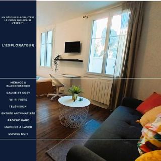 L'Explorateur - Gare - Cozy - Wifi - TV - Tours - 0