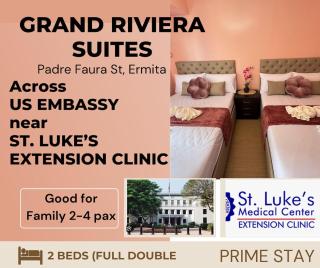 Grand Riviera Suites 1201 Near US Embassy and St Luke's Medical Center Extension Clinic SLEC by Prime Stay - 0