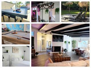 904 Nomad's Nest Mid-Century modern entertainment home with cabin vibes, 2 MEGA gamerooms, pingpong, pooltable, gym, patio - 0