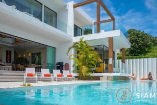 Jungle Beach Villa Luxury 4 Br Seaview - Amphoe Koksamui - 8