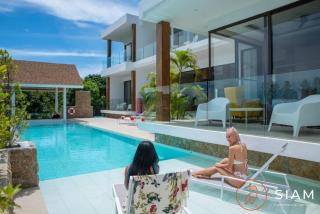 Jungle Beach Villa Luxury 4 Br Seaview - Amphoe Koksamui - 6