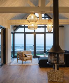 Architect-designed villa with sea view - Barneville-Carteret - 5