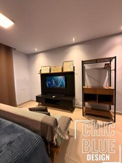 Chic Blue Design com Vaga de Garagem - São Paulo - 1