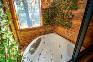 Cabaña con Jacuzzi, Masaje en Sitio opcional y Chimenea Romántica-Santa Elena - Medellín - 6