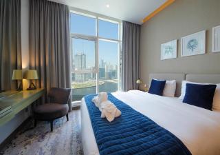Luxury Studio Apartment Canal View Near Dubai Mall - 0