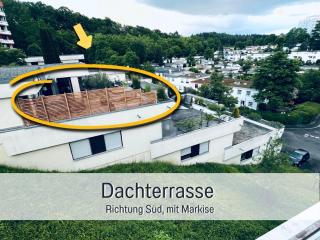 PENTHOUSE - 3 Schlafzimmer- sonnige Dachterrasse -Whirlpool & Alpenblick - Perfekt für Romantik oder Familienurlaub mit Kind, Hund willkommen - by FerienWohnenAmSee - - Überlingen - 4