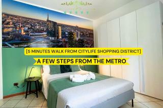 Elegant CityLife Apartment- Metro Access - Double rooms - Milan - 0