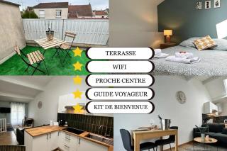 Belin Cool terrasse et parking proche centre ville - Reims - 8