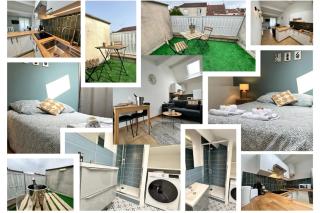 Belin Cool terrasse et parking proche centre ville - Reims - 4