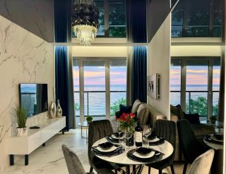 Apartament Gray z BEZPOŚREDNIM WIDOKIEM na morze- Nadmorski Luksus Apartamenty - 0