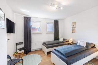VAZ Apartments Walsum, Küche, Terrasse, TV, WLAN, Parkplatz, Autobahnähe - Duisburgo - 5