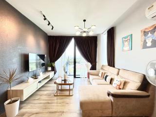Hanns7Paxs Pool KingBed WiFi WasherDryer Comfort Stay 6 - Sibu - 0