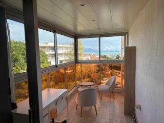 Dernier étage vue mer avec parking et piscine - Antibes - 0