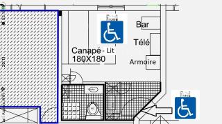 Studio 18 m2 - Séjour Parisien économique - Calme Rez de chaussée sur patio Privé - Grand Canapé-Lit Clic Clac pour 2 personnes - Cuisine Équipée - Salle de bains - 5 minutes du Métro Brochant de la ligne 13,Bus 54 74 et 31 vers sites touristiques - 2