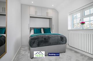 Three Bedroom House By Vesta Serviced Accommodation & Short Lets Borehamwood With Free WiFi & Free Parking - Borehamwood - 8