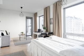 Newly Built 1BR Apartment with Balcony next to Railway Station & Downtown - Tampere - 1