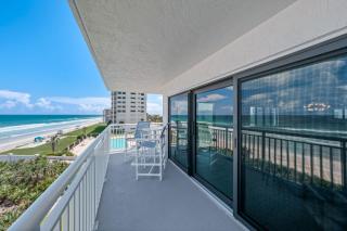 Corner oceanfront views with wrap around balcony located on the no-drive beach! - New Smyrna Beach - 1