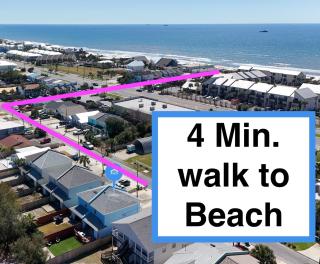Dog and Kid Friendly Beach House - Private Yard & Deck - 3 Min Walk to Beach - Panama City Beach - 9
