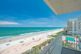 Large oceanfront balcony with pool & beach access located on the no-drive beach! - New Smyrna Beach - 0