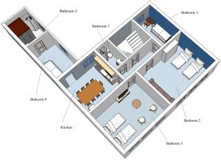 Huge apartment with Sauna and free parking - Duisburg - 3