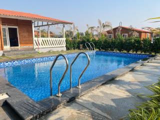 Kuku farm stay 3 bedroom wooden cottage with private pool at Moinabad - 2
