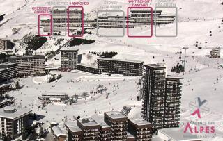 Résidence Combes - Studio 2 personnes ski aux pieds aux Ménuires MAE-6024 - Les Menuires - 2
