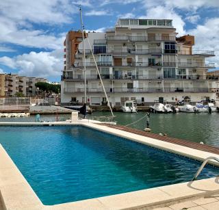 Apartamento Con Piscina - Magníficas vistas a canal - Aire Acondicionado B - Roses - 7
