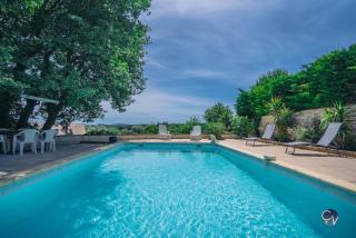 Villa avec piscine et studio, Séjour convivial ! - Sabran - 9