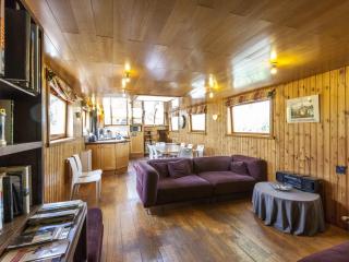 Cushy Boat in Merkem with Terrace - Drie Grachten - 9