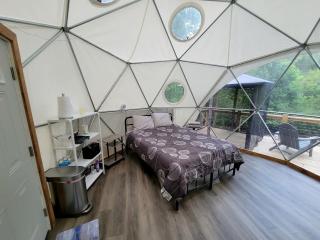 Pet-Friendly Glamping Dome Rental for Relaxing Escapes near Boone, NC - Purlear - 4