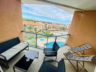 Superbe T2 bord de mer belle résidence au port Argeles piscine & parking - Argelès-sur-Mer - 3