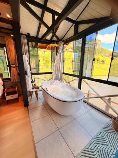 Cabana Harmony | Jacuzzi I Vista pro Lago - Alfredo Wagner - 2