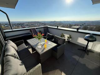 Penthouse mit Sauna, Whirlpool & Tischkicker - Bergneustadt - 9