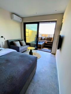 Luxury Suite with a queens double bed stunning sea vews and private Jacuzzi - 1