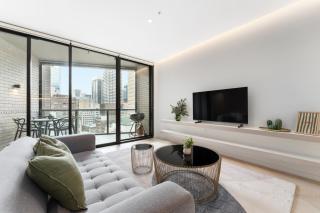 Luxury 2BR 2BA & Free Parking - 5 Min Walk to Town Hall & Darling Harbour - Sídney - 0