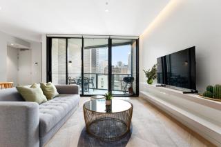 Luxury 2BR 2BA & Free Parking - 5 Min Walk to Town Hall & Darling Harbour - Sídney - 4
