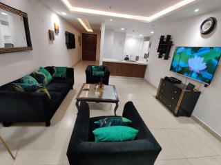 Elevated Luxury Gold Crest Mall Apartments with Al Fatah store by HBA - 6