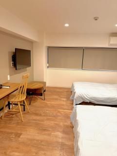 岛之内豪华双床房 步行至道顿堀3分钟 - 1