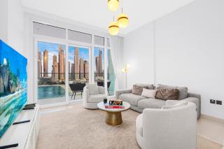 Sea View 2BR Near Beach Marina Walk & Dining Spots - 8