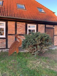 Historisches Bauernhaus für 8 Personen mit Luxus und Natur auf 2 Etagen ideal für Familien und Hunde 2500m2 eingezäunt an der Ostsee - Niepars - 1