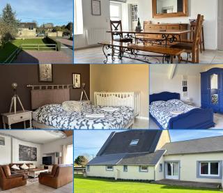 Rivage Maison spacieuse 10 p 2 sdb 2 WC tout confort avec jardin, belle terrasse aménagée, parking privatif, à 3km d'Omaha Beach et Port en Bessin - Le Grand-Hameau - 9