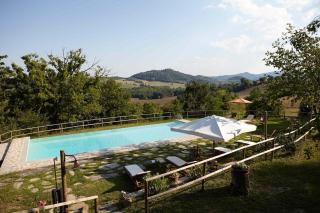 Stone VillaCasale, view, pool, bbq, ac ensuite bedroom - Morleschio - 5