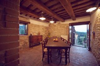 Stone VillaCasale, view, pool, bbq, ac ensuite bedroom - Morleschio - 3