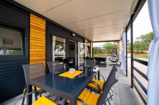 Cosy modern mini house 10 by the sea with private terrace in Limoni Camp - Walk to Beach & Local Taverns - Sukošan - 0