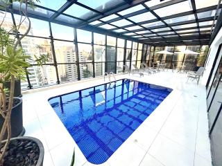 Flat Address Hotel Faria Lima Itaim! Vaga Ar Piscina Academia - 0