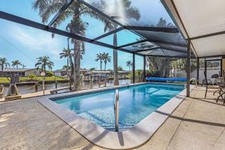 Heated Pool, Gulf Access and Private Dock - Villa Breezy Palms - Roelens - Cape Coral - 9