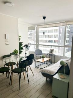 Departamento en el centro de Santiago, Wifi 600 Mbps, Cowork, Barbecue - 0