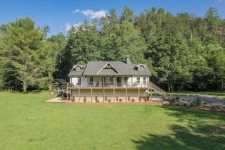 Modern Creek Farmhous 12 Guests Hot Tub Games - Mineral Bluff - 0