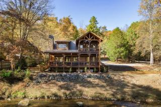 Cabin on Water Scenic Fly Fishing Firepit Games - Mineral Bluff - 7